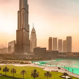 شقة Elite Royal - Full Burj Khalifa & Fountain View - Signature - 2 Bedrooms & 1 Open Bedroom Without Partition, دبي